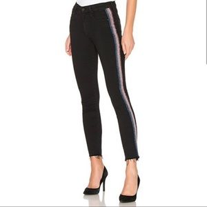 Mother Stunner Ankle Frayed Denim